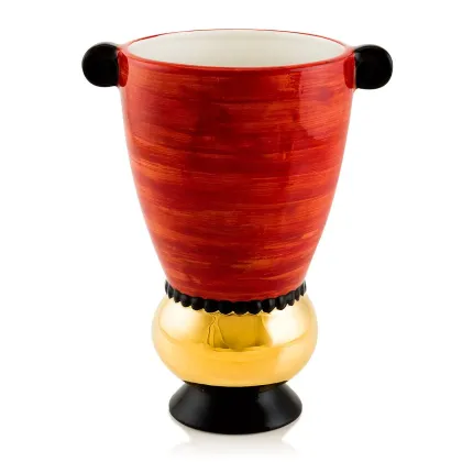 Picture Ceramic vase with gold accents - Ahura