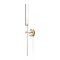 Picture Elegant wall lamp in a delicate gold finish with Pyrex glass - Il Paralume Marina