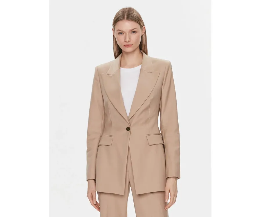 obrazek 1 IVY OAK Marynarka IO119086 Beżowy Regular Fit