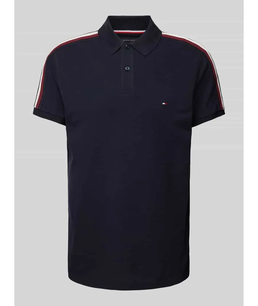 obrazek 1 Tommy Hilfiger Polo Shadow MW0MW35616 Granatowy Regular Fit