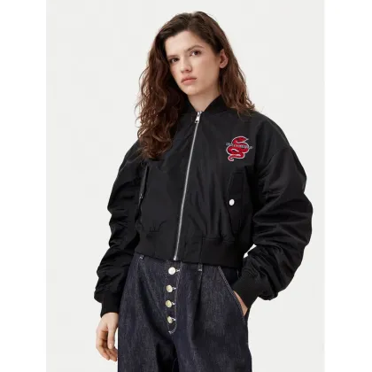 Zdjęcie KARL LAGERFELD Kurtka bomber A1W14039 Czarny Regular Fit