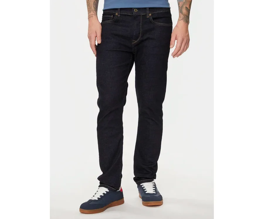 obrazek 1 Pepe Jeans Jeansy PM207388 Granatowy Slim Fit