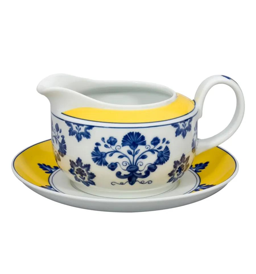 obrazek 10 Duży porcelanowy zestaw obiadowy z kolekcji Castelo Branco inspirowanej wyjątkowym haftem Castelo Branco - Vista Alegre