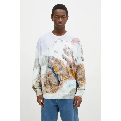Zdjęcie Vans sweter bawełniany Premium Classics LX Printed Knit Sweater kolor multicolor lekki VN000HMFWHT1