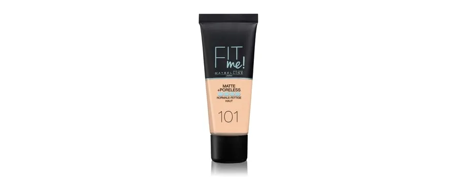 obrazek 1 Maybelline Fit Me Matt+Poreless Podkład w płynie 30 ml Nr. 101 - True Ivory