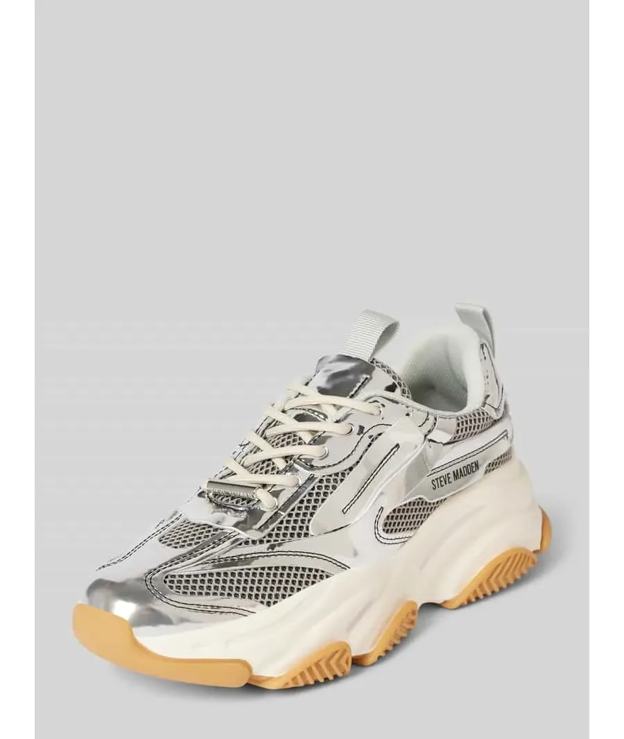 obrazek 1 Steve Madden Sneakersy Possession-E SM19000033 Srebrny