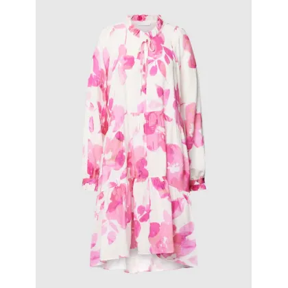 Zdjęcie Sukienka o długości do kolan z dodatkiem wiskozy i efektem stopniowania