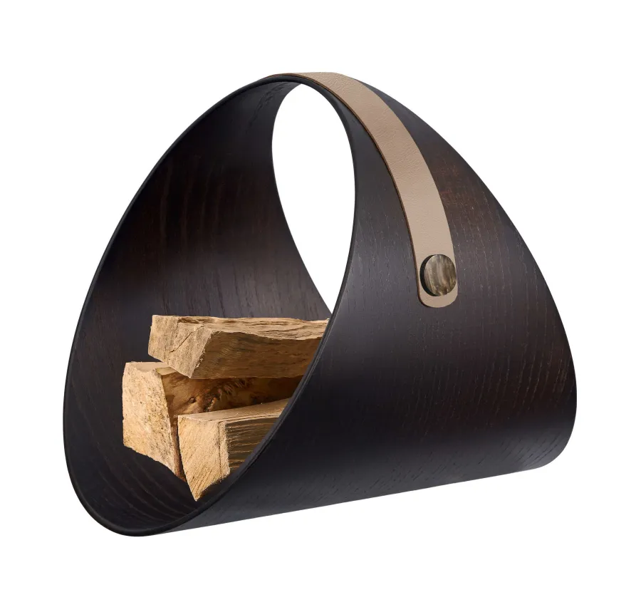 obrazek 2 Designerski stojak na drewno do kominka / czasopisma Ø36 cm