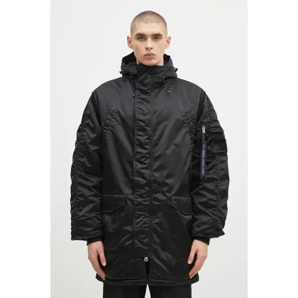 Zdjęcie Alpha Industries kurtka N-3B UV męska kolor czarny zimowa 148132UV