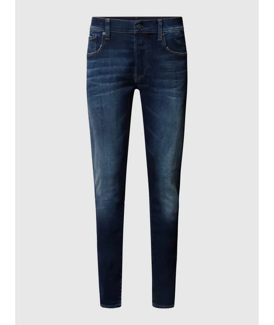 obrazek 1 Jeansy o kroju slim fit z dodatkiem streczu model ‘3301’