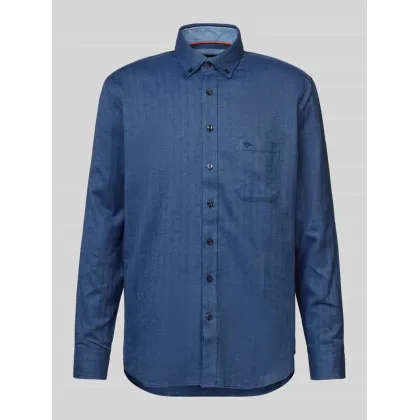 Zdjęcie Koszula casualowa z kołnierzykiem typu button down model ‘Herringbone’