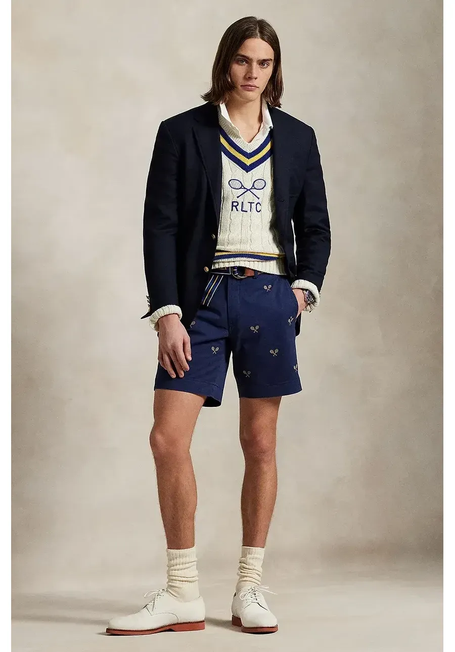 obrazek 1 Polo Ralph Lauren szorty bawełniane męskie kolor granatowy 710963496