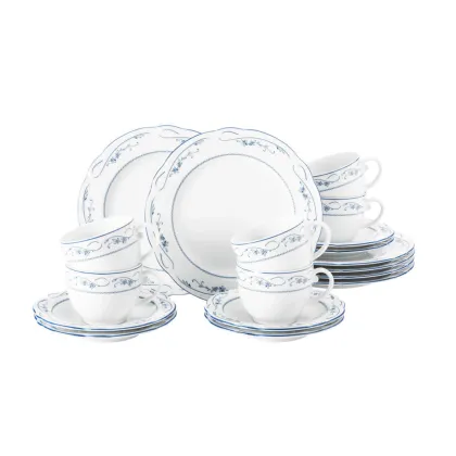 Zdjęcie Stylowy duży 18-elementowy serwis kawowy z klasycznym zdobieniem - Seltmann Weiden