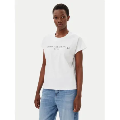 Zdjęcie Tommy Hilfiger T-Shirt WW0WW46113 Biały Regular Fit