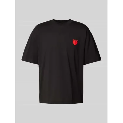 Zdjęcie HUGO T-Shirt Dewdam 50530557 Czarny Relaxed Fit