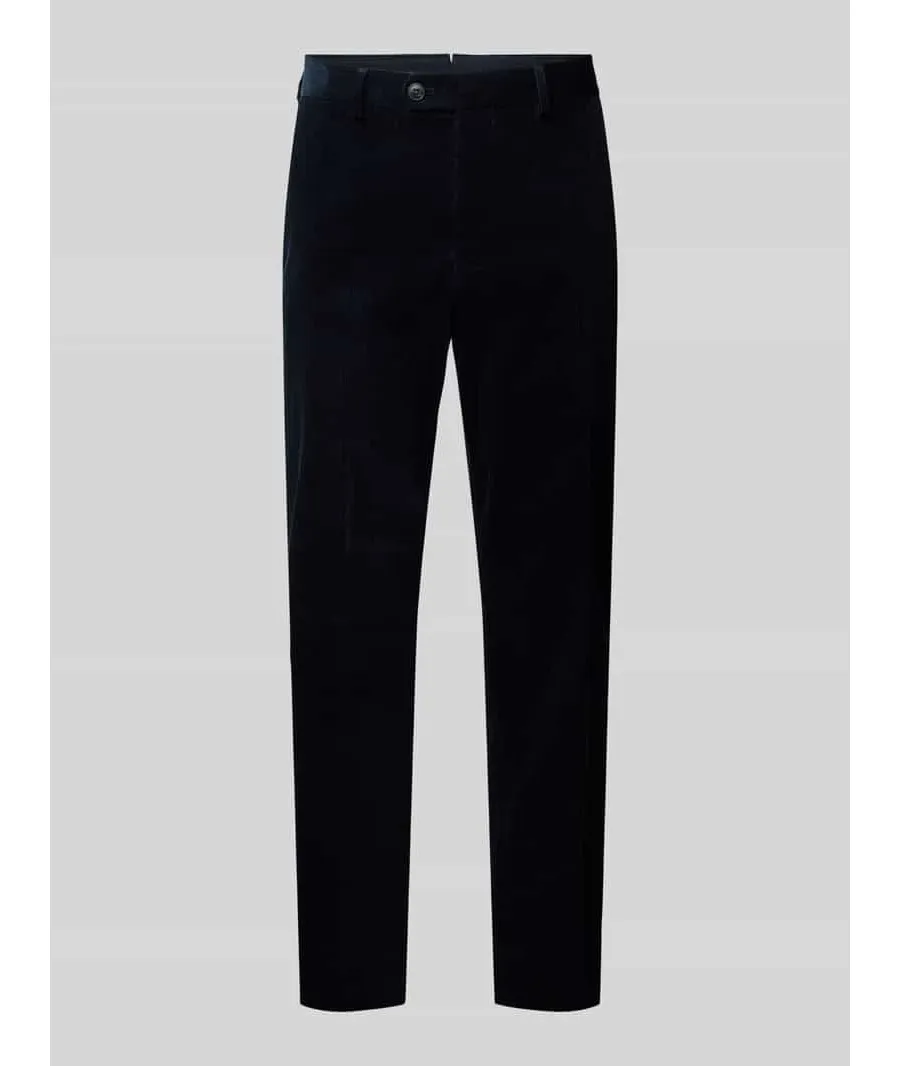 obrazek 1 Spodnie do garnituru z prostą nogawką i kieszeniami z tyłu