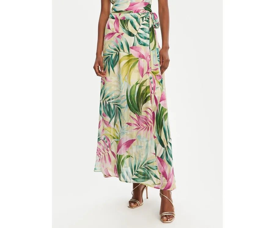 obrazek 1 Guess Spódnica midi W5GD66 WH9Z2 Kolorowy Regular Fit