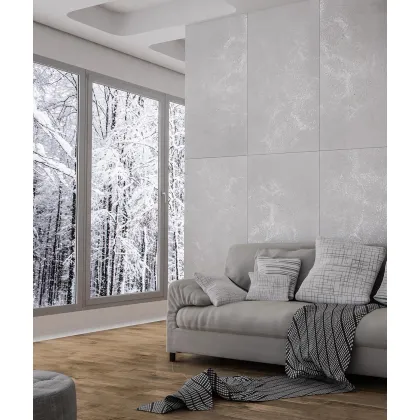 Zdjęcie 60x60 cm DS - (jasny popiel, srebrne kruszywo) - płyta beton architektoniczny ultralekka