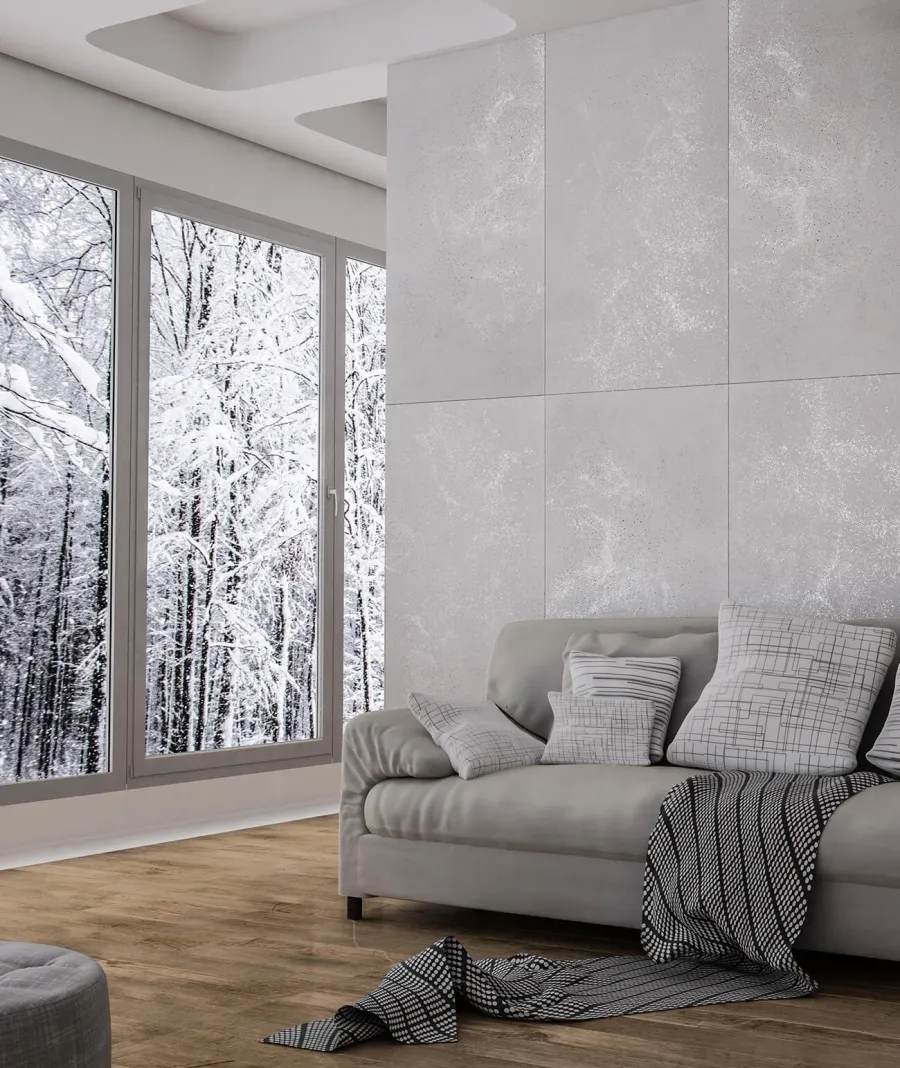 obrazek 1 60x60 cm DS - (jasny popiel, srebrne kruszywo) - płyta beton architektoniczny ultralekka