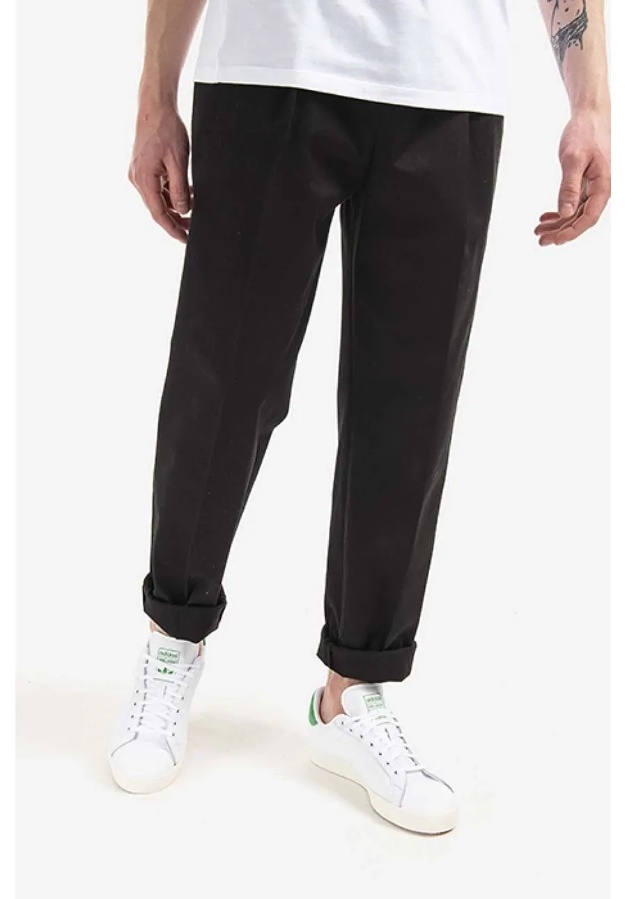 obrazek 1 Neil Barett spodnie Pleat Loose Extra Low męskie kolor czarny proste BPA817.S010.01-CZARNY