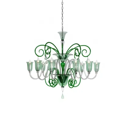 Zdjęcie Ekskluzywny żyrandol Dublino ze szkła murano