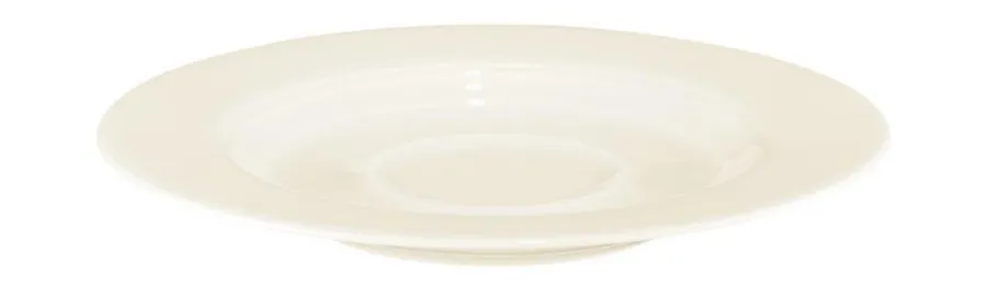 obrazek 3 Kremowy 14-centymetrowy spodek wykonany z porcelany w stylu klasycznym – Tettau