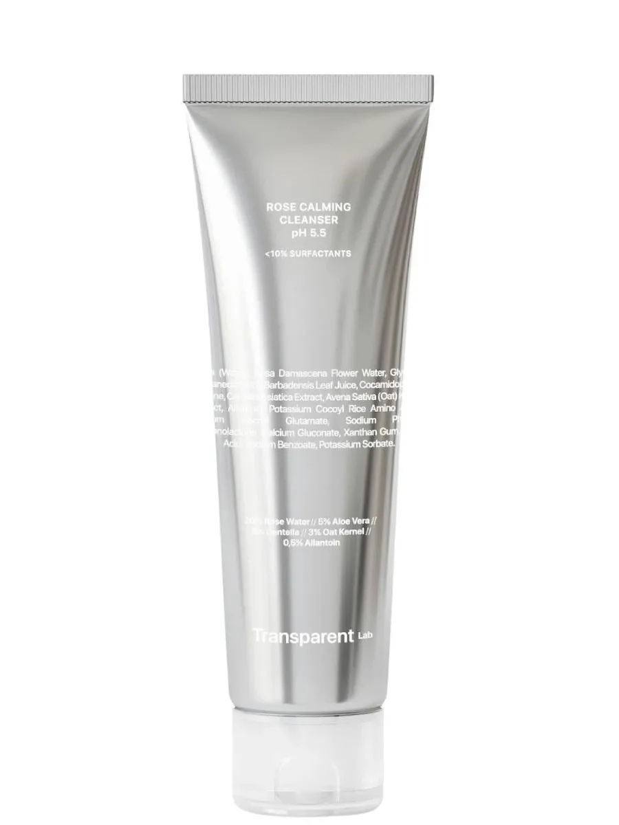 obrazek 1 Transparent Lab Delikatny Różany żel do mycia twarzy 150 ml