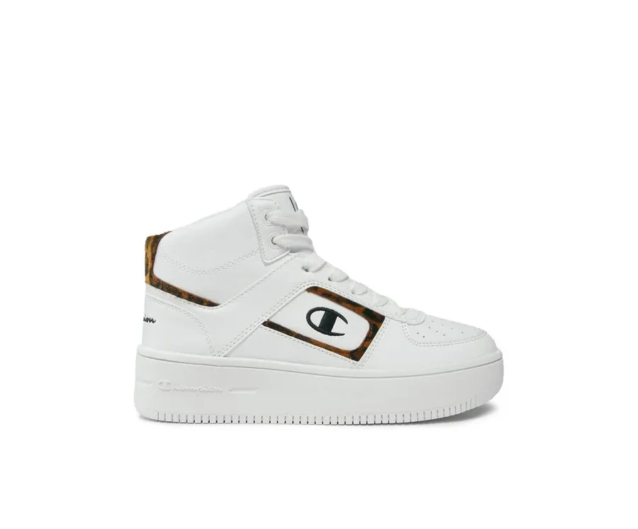 obrazek 1 Champion Sneakersy Mid Cut Foul Play Plat Mid Animalie S11601-WW001 Biały