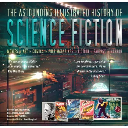 Zdjęcie Książka Zdumiewająca ilustrowana historia science fiction - Flame Tree Publishing