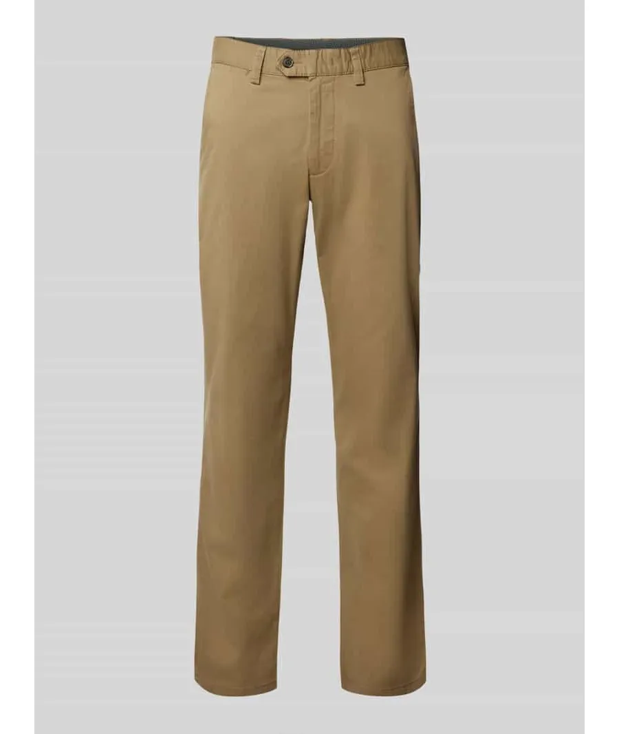 obrazek 1 Chinosy o kroju tapered fit z kieszeniami z tyłu
