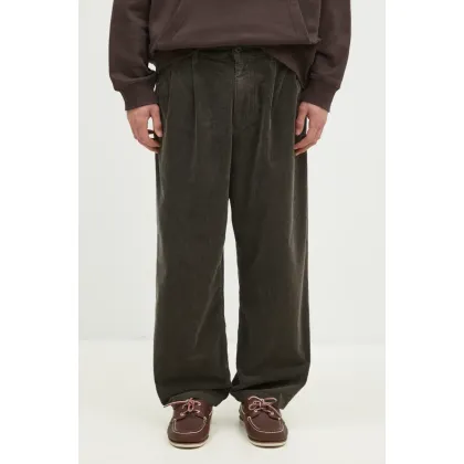 Zdjęcie Carhartt WIP spodnie sztruksowe Evan Pant kolor szary proste I033757.96402