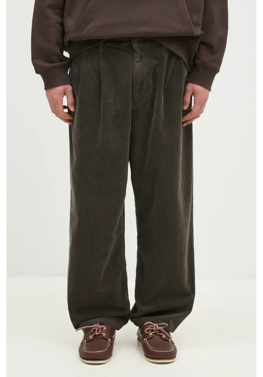 obrazek 1 Carhartt WIP spodnie sztruksowe Evan Pant kolor szary proste I033757.96402