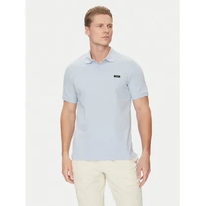 Zdjęcie Calvin Klein Polo K10K111196 Błękitny Slim Fit