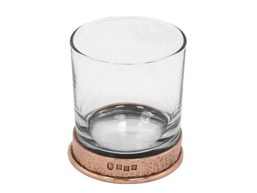 obrazek 1 Fantastyczna szklanka do whisky z miedzianym zdobieniem