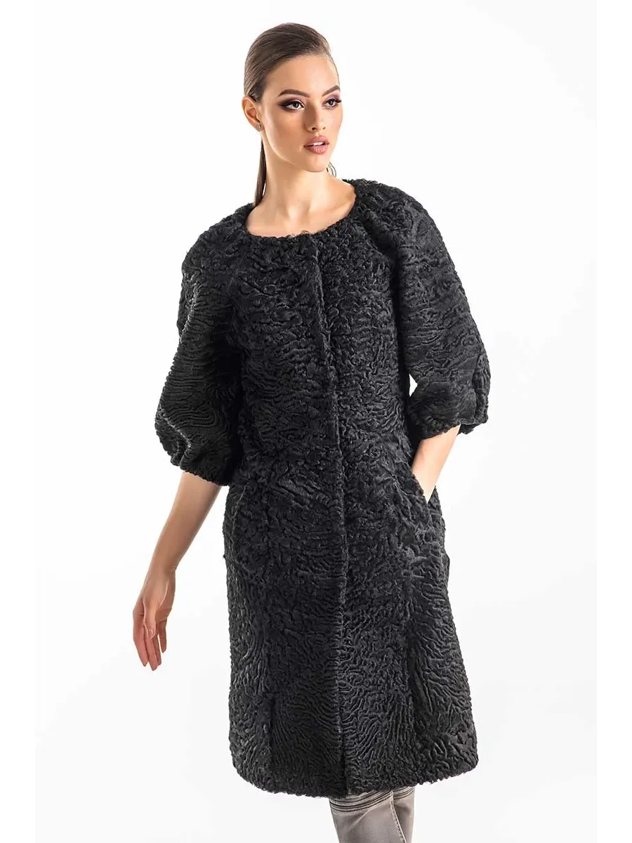 picture 3 Modern and stylish astrakhan coat - A&A Vesa