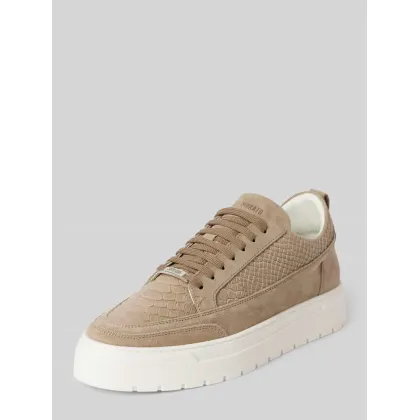 Zdjęcie Sneakersy ze skóry z detalami z logo model ‘FLINT’