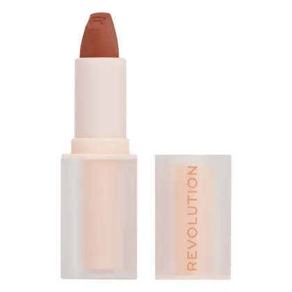 Zdjęcie MAKEUP REVOLUTION Lip Allure Soft Satin Lipstick Pomadka do ust Chaffeur Nude 3,2g Chaffeur Nude 3.2 g MakeUp Revolution