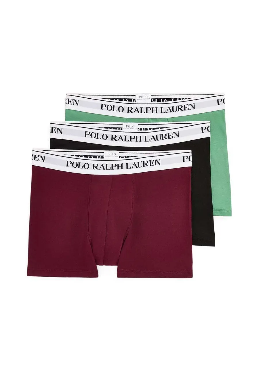 obrazek 1 Polo Ralph Lauren bokserki 3-pack męskie kolor zielony 714830299