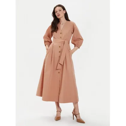 Zdjęcie TWINSET Sukienka koszulowa 241TT2051 Pomarańczowy Loose Fit