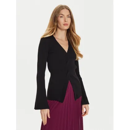Zdjęcie TWINSET Sweter 242TT3023 Czarny Slim Fit