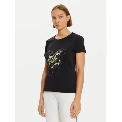 Zdjęcie Liu Jo Sport T-Shirt TF4312 JS088 Czarny Regular Fit