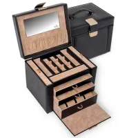 Picture A refined box with drawers for women's jewelry - Sacher