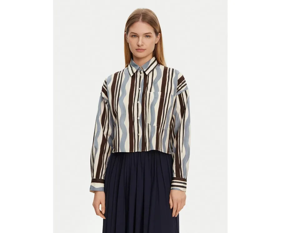 obrazek 1 Weekend Max Mara Koszula Ragtime 2515111112 Niebieski Regular Fit