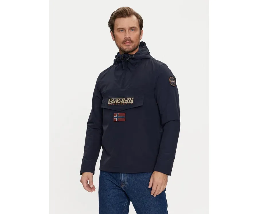 obrazek 1 Napapijri Kurtka anorak Rainforest M Sum 3 NP0A4G7D Granatowy Regular Fit