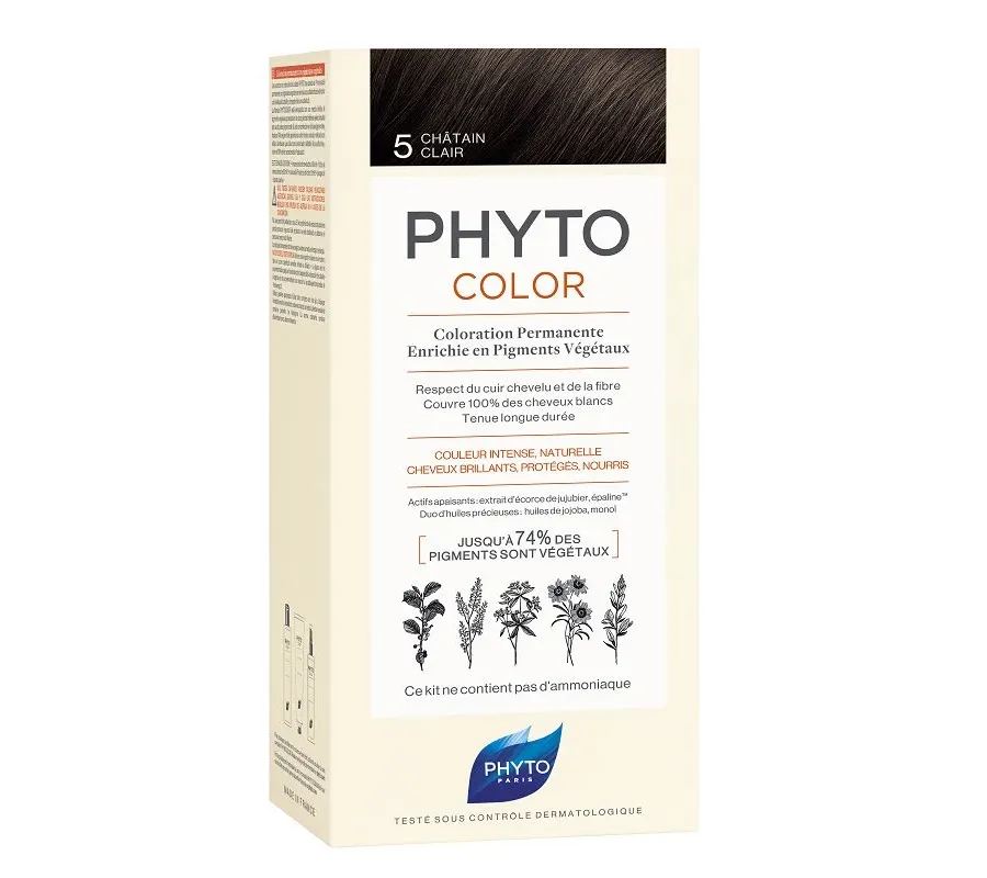 obrazek 1 Phyto Phytocolor Farba do włosów, 5 Jasny Kasztan