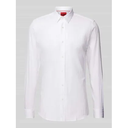 Zdjęcie Koszula biznesowa o kroju slim fit z fakturowanym wzorem model ‘Elisha’