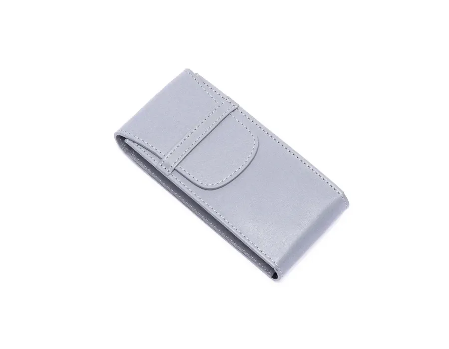 obrazek 2 Szare skórzane etui Hyde Park na zegarek