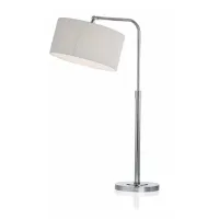 Picture Luxurious brass table lamp with a swinging, adjustable arm