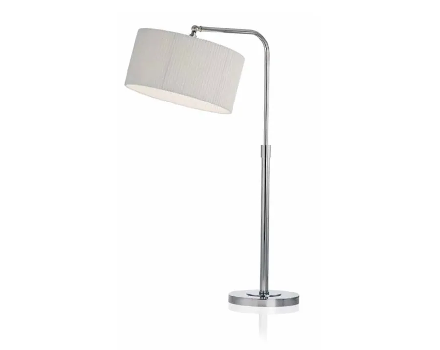 obrazek 1 Luksusowa, mosiężna lampa stołowa z wahadłowym, regulowanym ramieniem