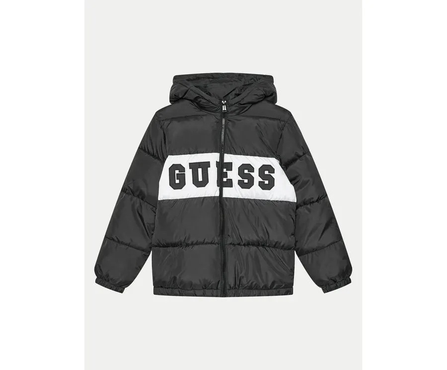 obrazek 1 Guess Kurtka puchowa L4YL16 WGB60 Czarny Regular Fit